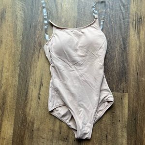Eurotard nude leotard. Low back. Small